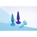 Miniatyrbillede 10 af 11: Gplug Small Neon Rose B-Vibe Blå (10 cm) (12 cm)