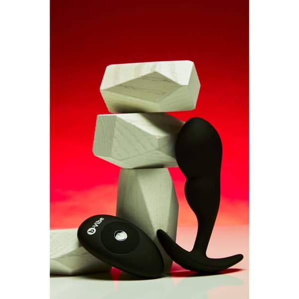 Anal plug med fjernbetjening B-Vibe Sort