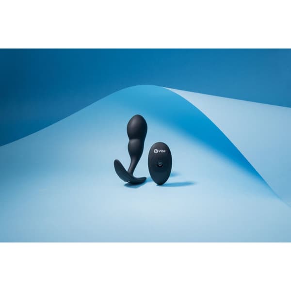 Anal plug med fjernbetjening B-Vibe Sort