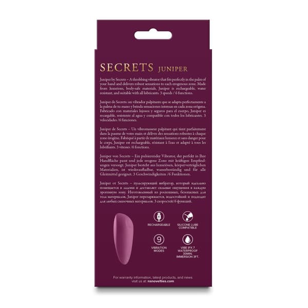 Erotisk massager NS Novelties Secrets Rød