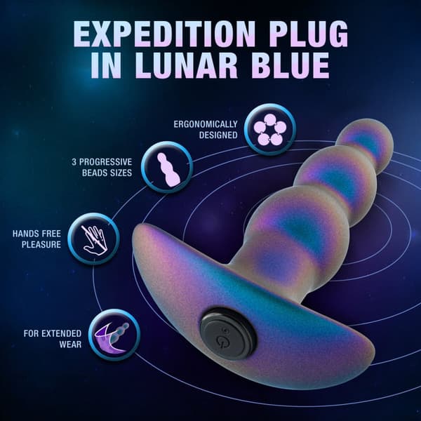 Anal plug Blush Anal Adventures Blå (10,2 cm)