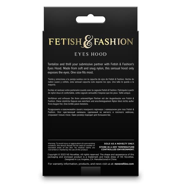 Mask NS Novelties Fetish & Fashion Svart