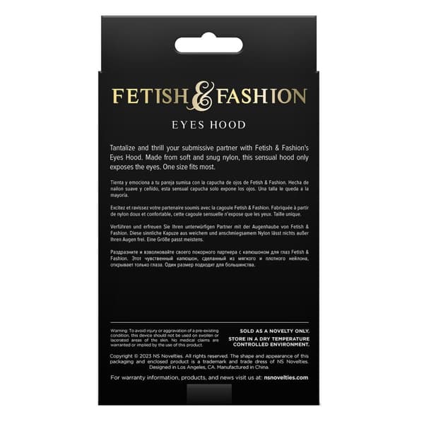 Mask NS Novelties Fetish & Fashion Svart