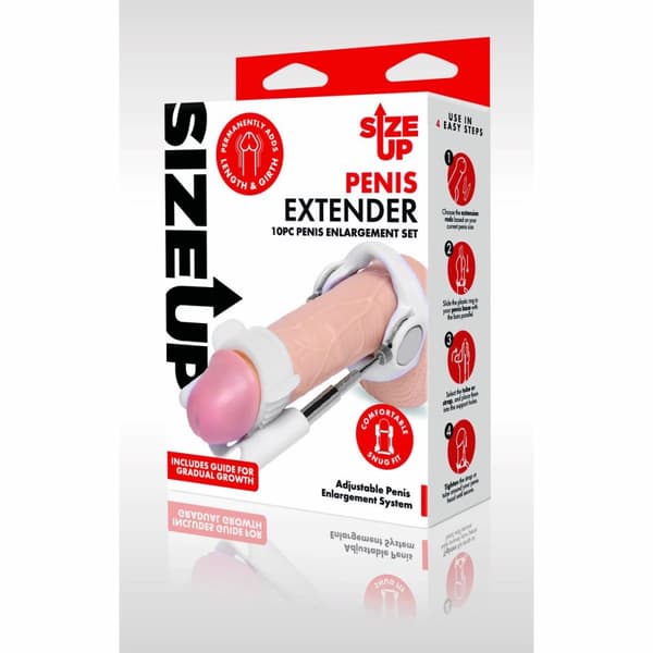 Penisskydd Size Up Vit Ø 3,5 cm 16 cm