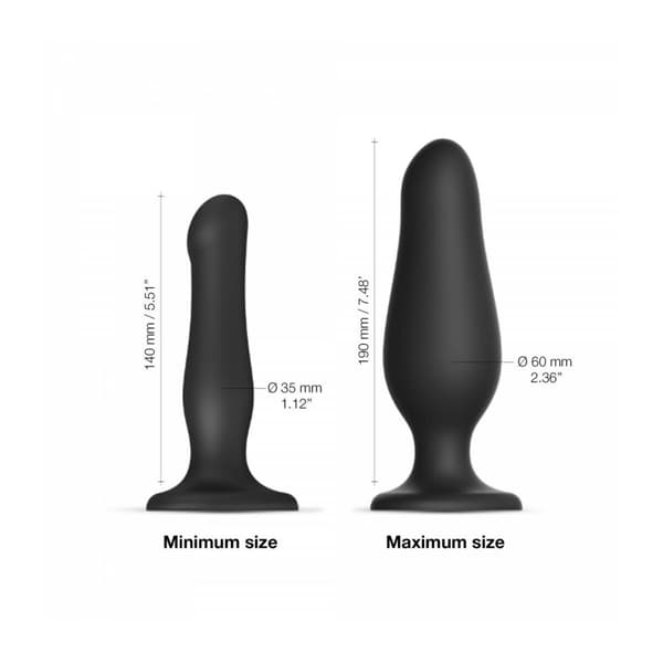 Analplugg Strap-on-me 6017500 Svart