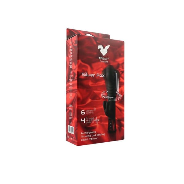 Dual Stimulation Vibe- vibraattori Virgite Hopeinen
