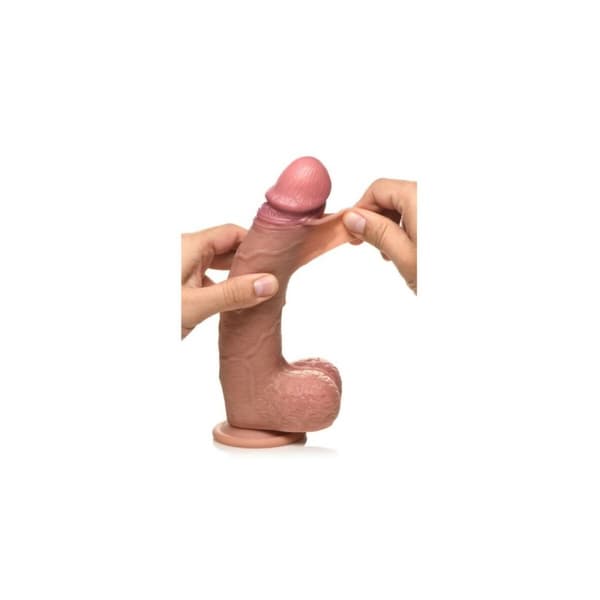 Realistisk dildo XR Silikon Ø 4,5 cm (17,8 cm)