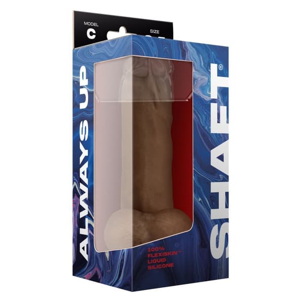 Realistisk Dildo Shaft Silikone Ø 4,5 cm (15,5 cm)