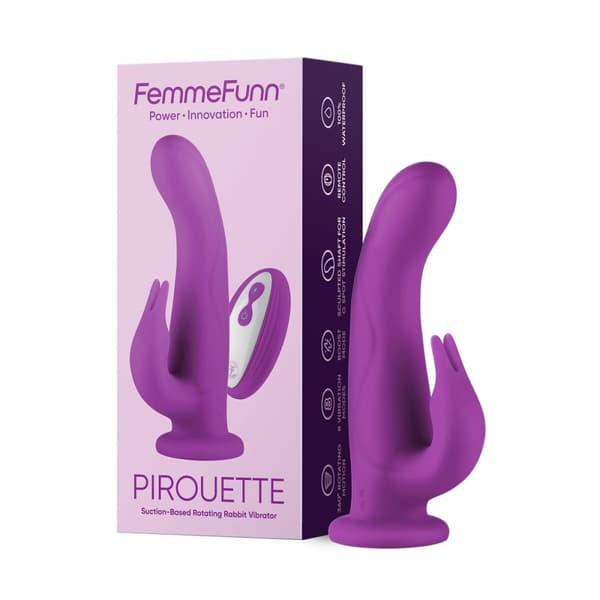 G-spotvibrator FemmeFunn Pirouette Purpur
