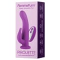 Miniatyrbild 10 av 11: G-spotvibrator FemmeFunn Pirouette Purpur