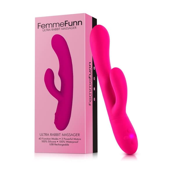 G-pistevibraattori FemmeFunn Rabbit Pinkki
