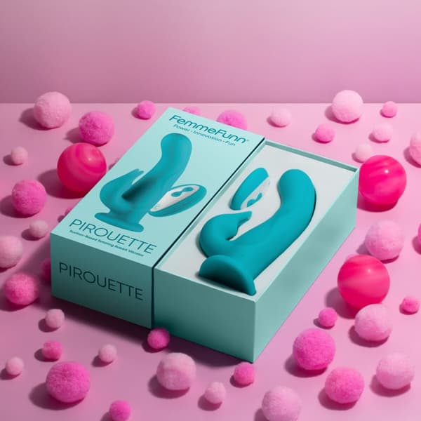 G-pistevibraattori FemmeFunn Pirouette Sininen