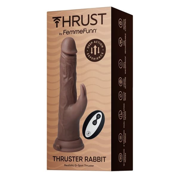 G-pistevibraattori FemmeFunn Thrust Ruskea