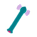 Pikkukuva 1 / 6: Minivibraattori FemmeFunn Diamond Wand Vihreä