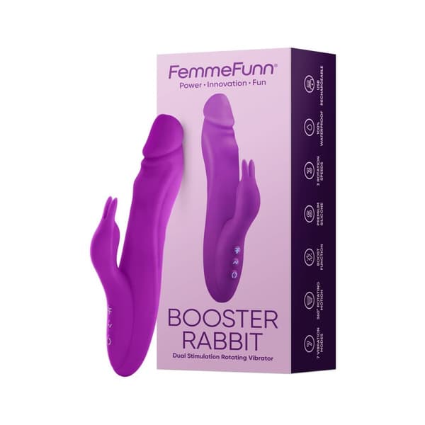 G-pistevibraattori FemmeFunn Rabbit Purppura