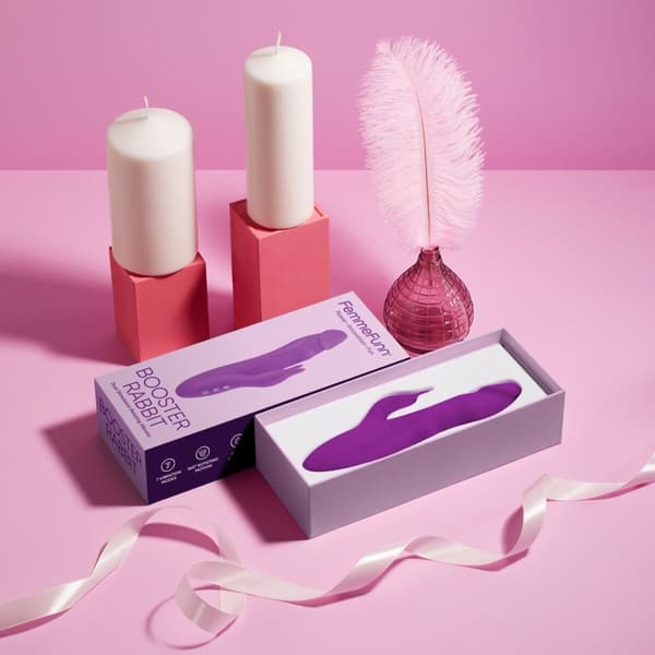 G-pistevibraattori FemmeFunn Rabbit Purppura