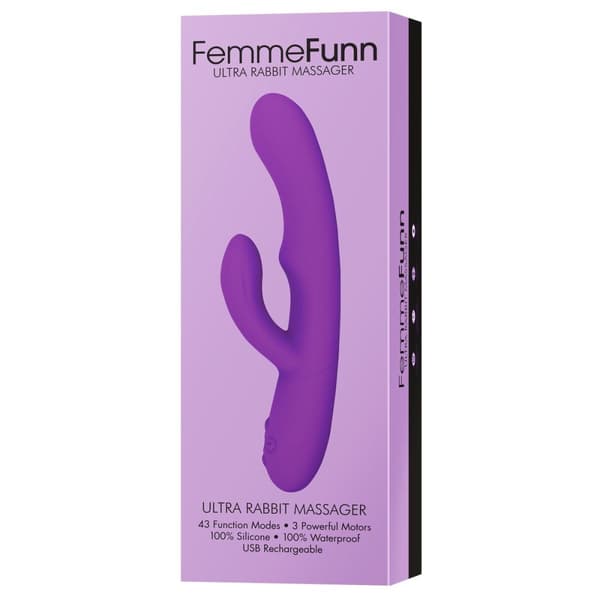 G-pistevibraattori FemmeFunn Rabbit Purppura