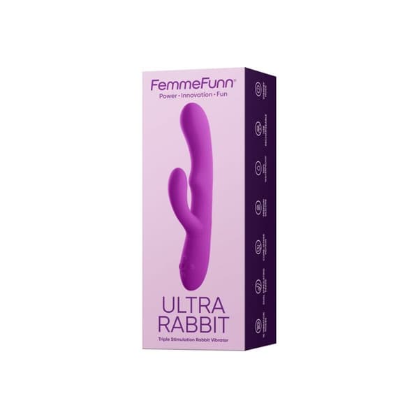 G-pistevibraattori FemmeFunn Rabbit Purppura