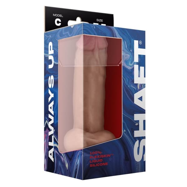 Realistinen dildo Shaft Silikoni Ø 4 cm (13,2 cm)