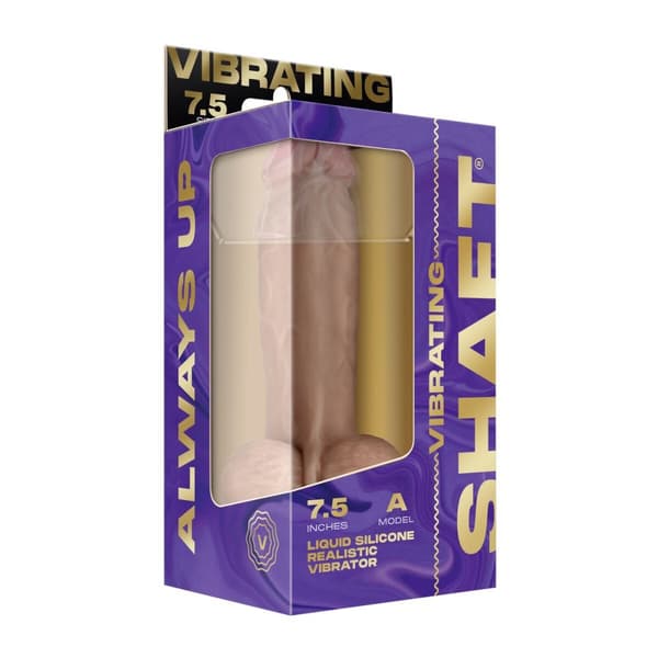 Realistinen vibraattori Shaft Silikoni Ø 4,2 cm (13,2 cm)