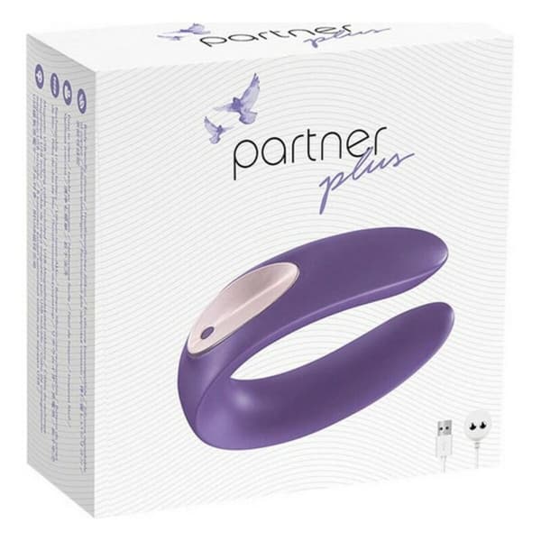 Massageapparat för par Satisfyer Partner Plus