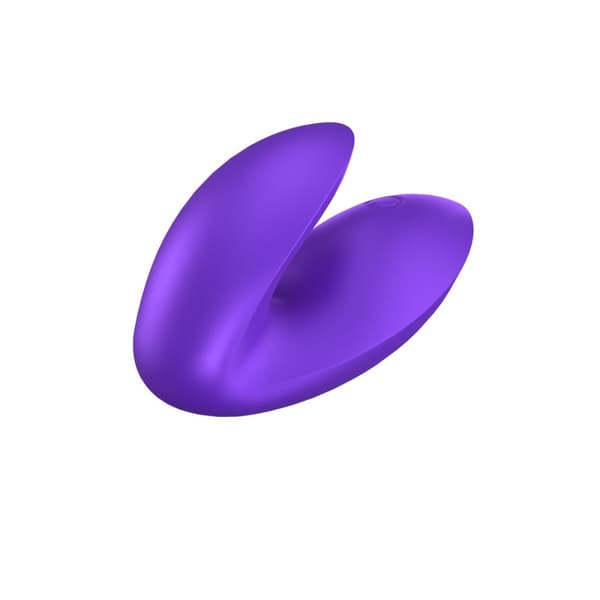 Dubbelvibrator Dual Stimulation Vibe Satisfyer Love Riot Purpur