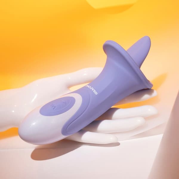 Krökt klitorisvibrator Curve Evolved Purpur