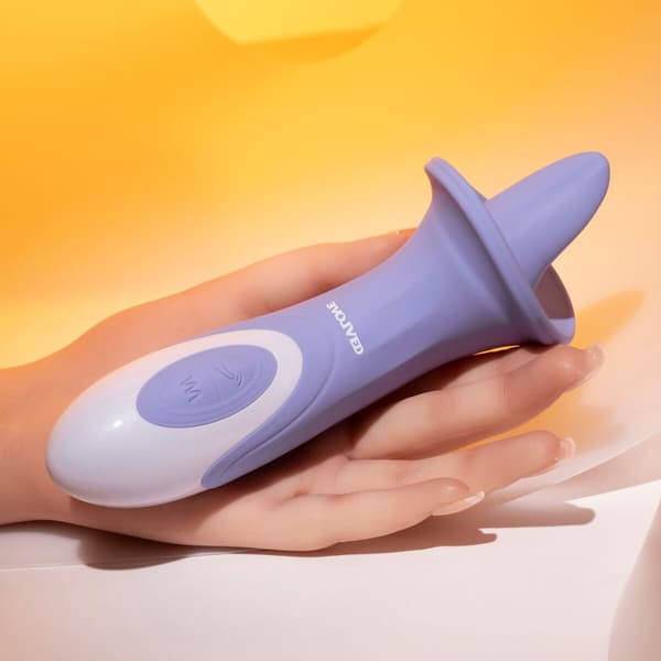 Krökt klitorisvibrator Curve Evolved Purpur
