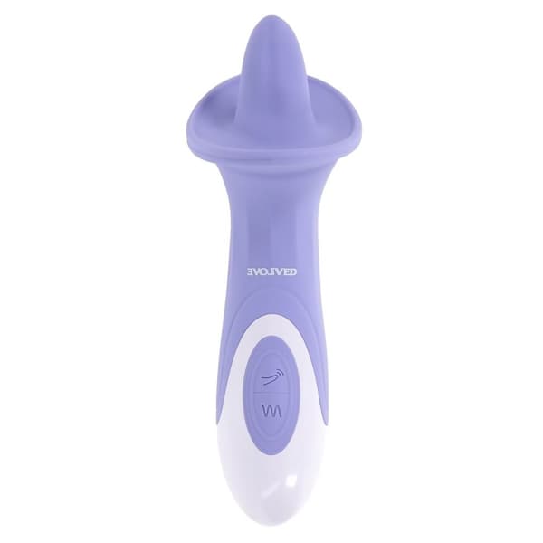 Krökt klitorisvibrator Curve Evolved Purpur