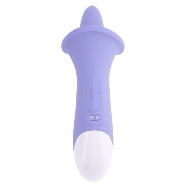 Krökt klitorisvibrator Curve Evolved Purpur