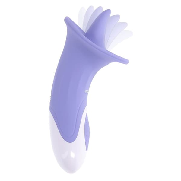 Krökt klitorisvibrator Curve Evolved Purpur
