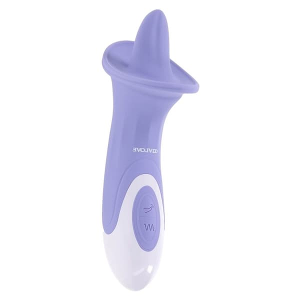 Krökt klitorisvibrator Curve Evolved Purpur