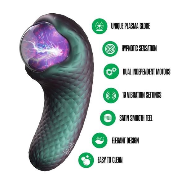 Anal vibrator Blush Temptasia Blå