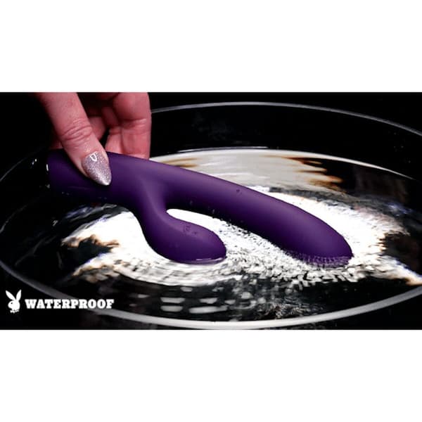 Dubbelvibrator Dual Stimulation Vibe Evolved Playboy Purpur Violett