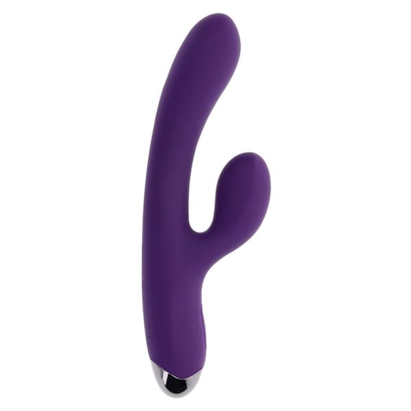 Dubbelvibrator Dual Stimulation Vibe Evolved Playboy Purpur Violett