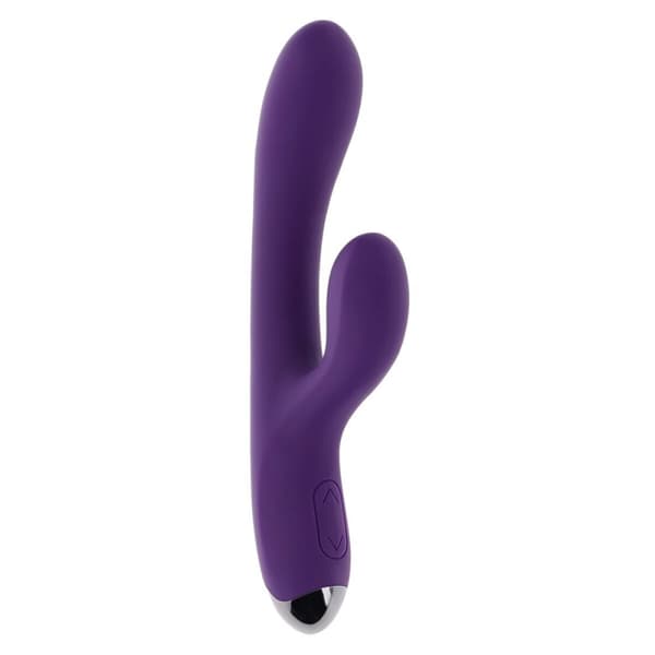 Dubbelvibrator Dual Stimulation Vibe Evolved Playboy Purpur Violett