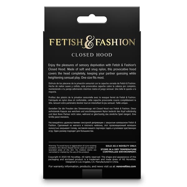 Mask NS Novelties Fetish & Fashion Svart