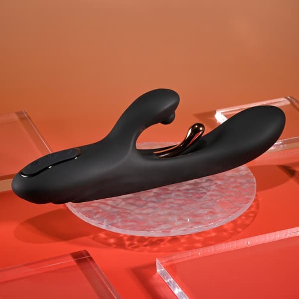 Dubbelvibrator Dual Stimulation Vibe Evolved Playboy Svart