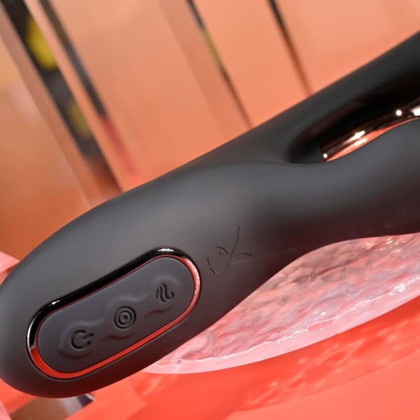 Dubbelvibrator Dual Stimulation Vibe Evolved Playboy Svart