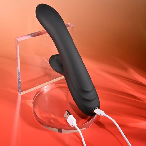 Dubbelvibrator Dual Stimulation Vibe Evolved Playboy Svart
