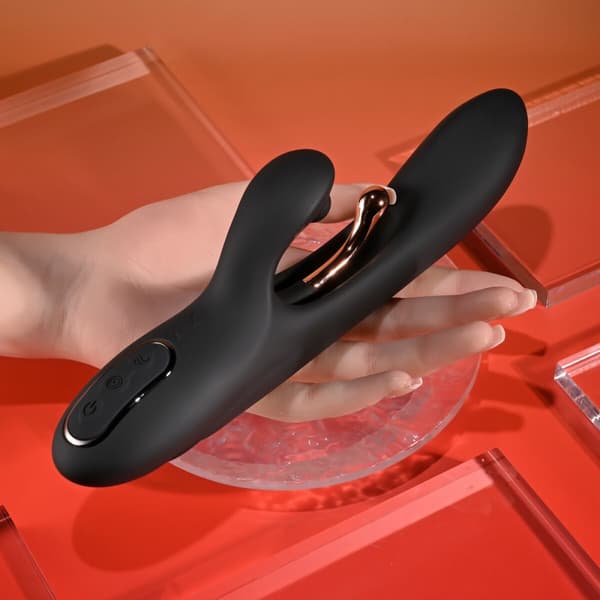 Dubbelvibrator Dual Stimulation Vibe Evolved Playboy Svart