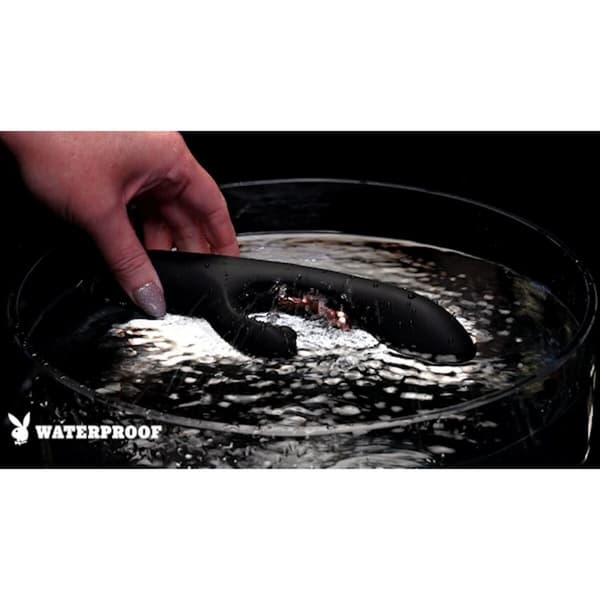 Dubbelvibrator Dual Stimulation Vibe Evolved Playboy Svart