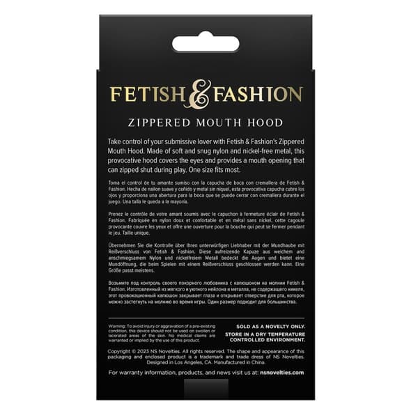 Mask NS Novelties Fetish & Fashion Svart