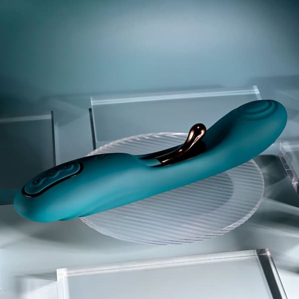 Dubbelvibrator Dual Stimulation Vibe Evolved Playboy Grön
