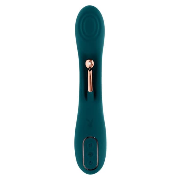 Dubbelvibrator Dual Stimulation Vibe Evolved Playboy Grön