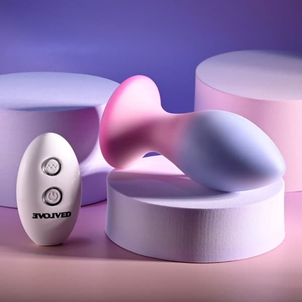 Anal plug Evolved Multifarvet (8,9 cm)