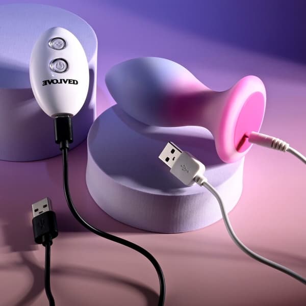 Anal plug Evolved Multifarvet (8,9 cm)