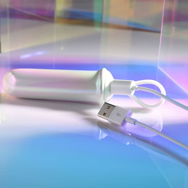 Vibrator Evolved Playboy Hvid