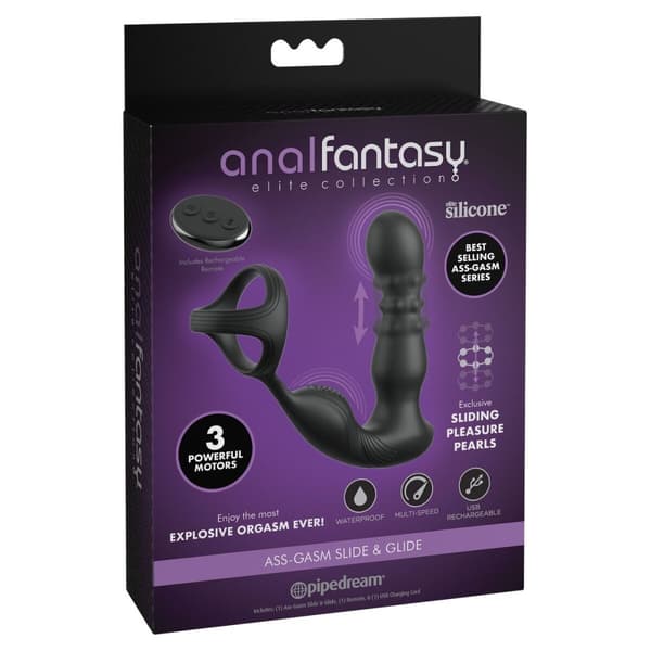 Anaalivibraattori Pipedream Anal Fantasy Elite Musta