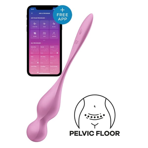 Bäckenbottentränare Satisfyer Silikon